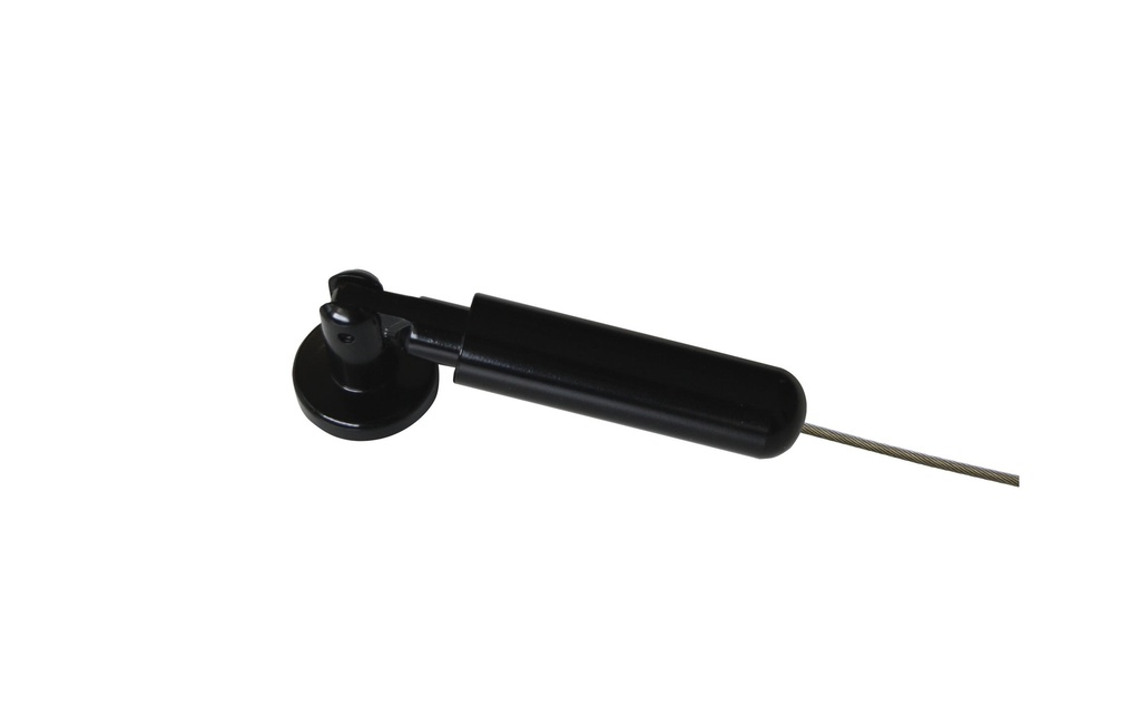 Gardinia Garniture de serrage de câble Race 5 m, Noir