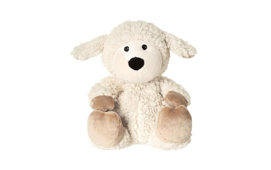 Warmies Coussin thermique mouton Sherpa avec remplissage aux herbes 32 cm