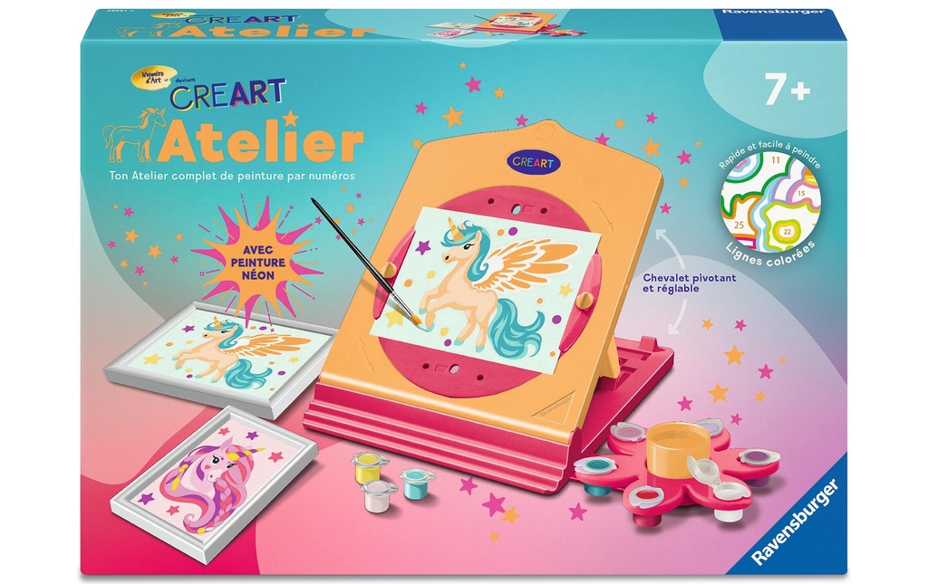Ravensburger Kits de peinture AT: Atelier Néon FR
