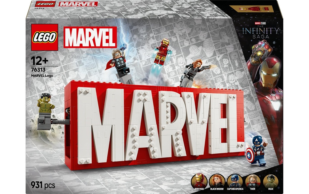 LEGO® Marvel Logo et minifigures 76313