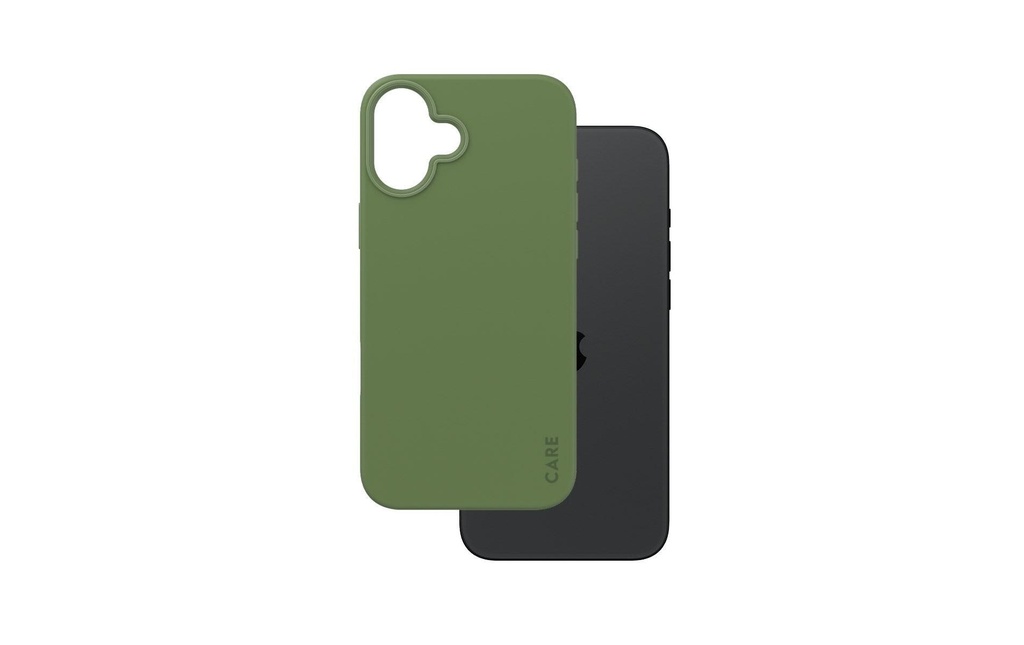 CARE Coque arrière Fashion iPhone 16 Plus Vert
