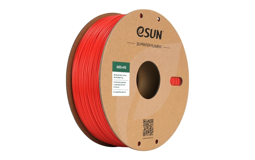 eSun Filament ABS+ HS Rouge 1.75 mm 1 kg