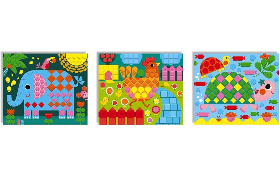 Janod Kits de bricolage Mosaics Animals