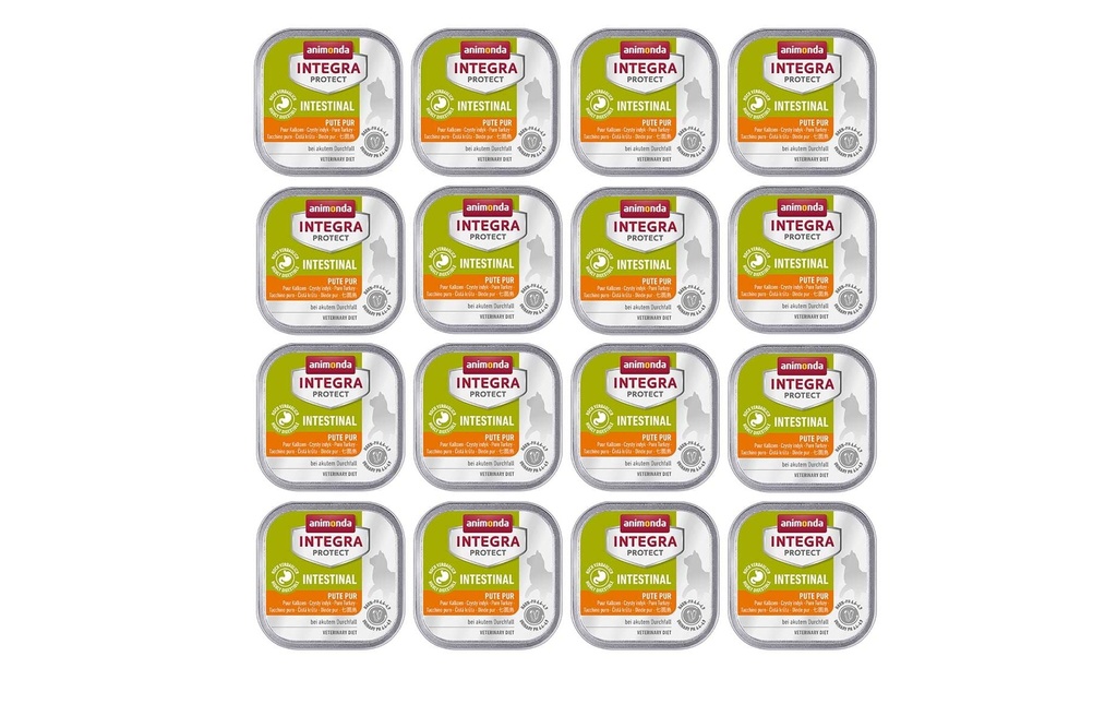 Animonda Integra Protect Nourriture humide Intestinal Dinde pure, 16 x 100 g