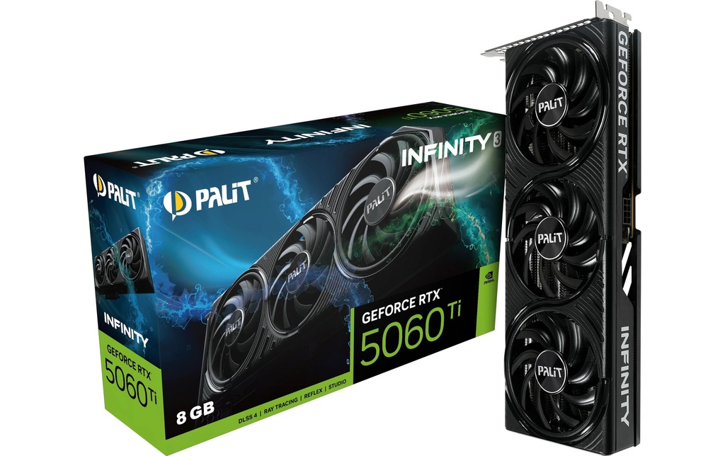 Palit Carte graphique GeForce RTX 5060 Ti Infinity 3 8 GB