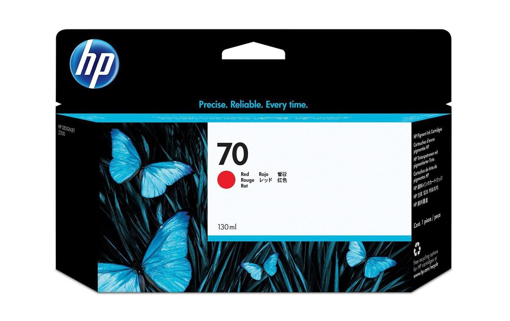 HP Encre Nr. 70 (C9456A) Rouge