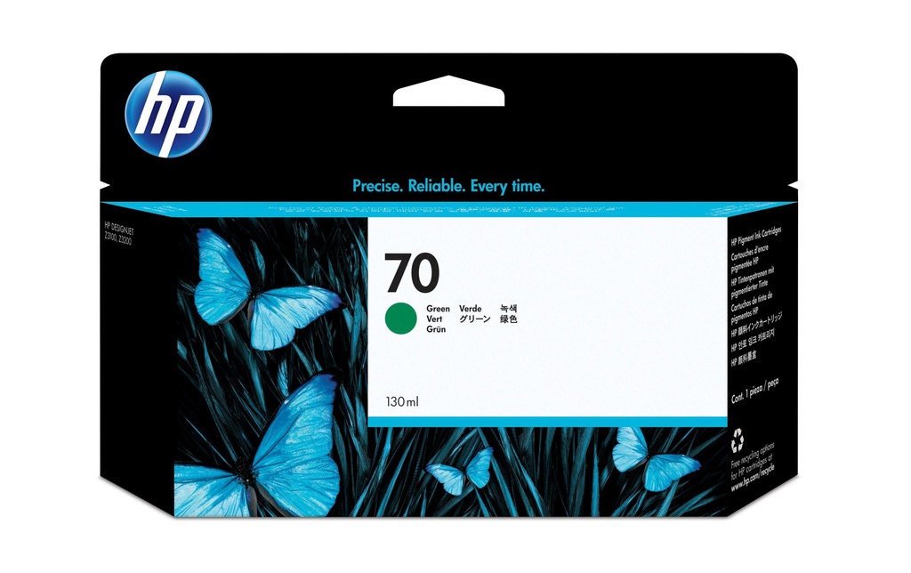 [770306650] HP HP cartouche d'encre 70 green