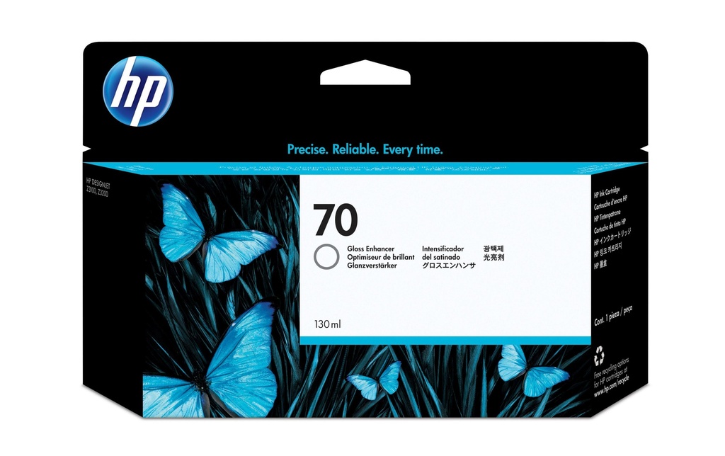 HP HP cart.d'encre 70 gloss enh