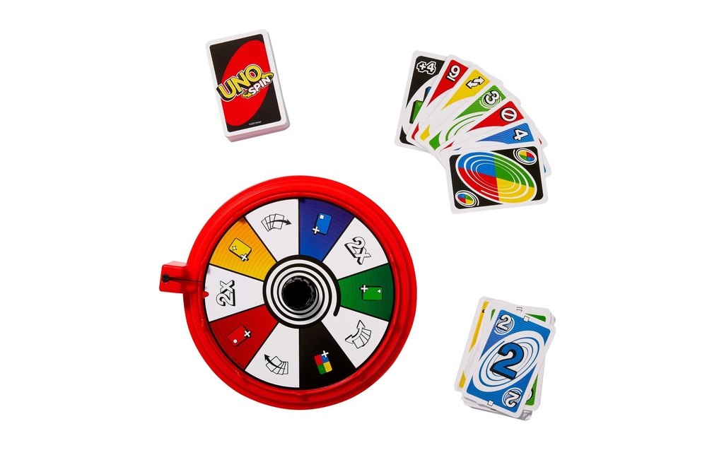 Mattel Spiele Jeux de cartes Jeu de cartes UNO Spin