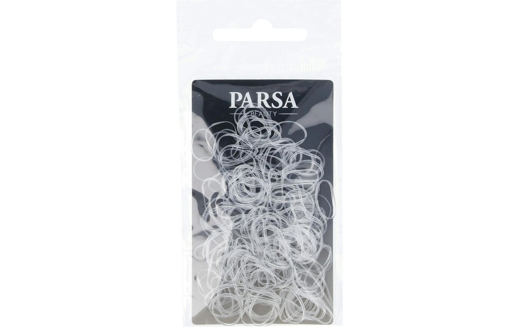 Parsa Beauty Mini élastiques pour cheveux, transparents 150 pièces