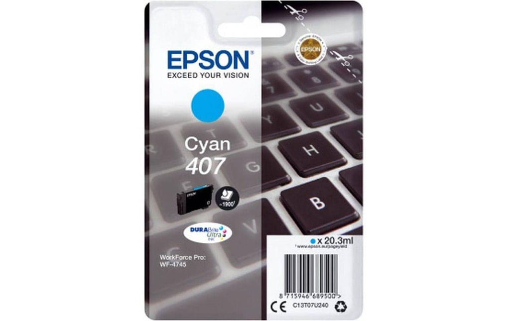 [770307001] EPSON Epson cartouche 407 cyan