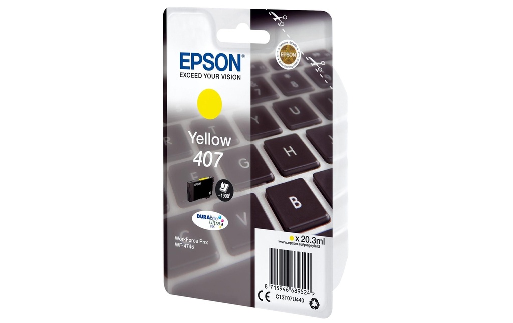 EPSON Epson cartouche 407 yellow