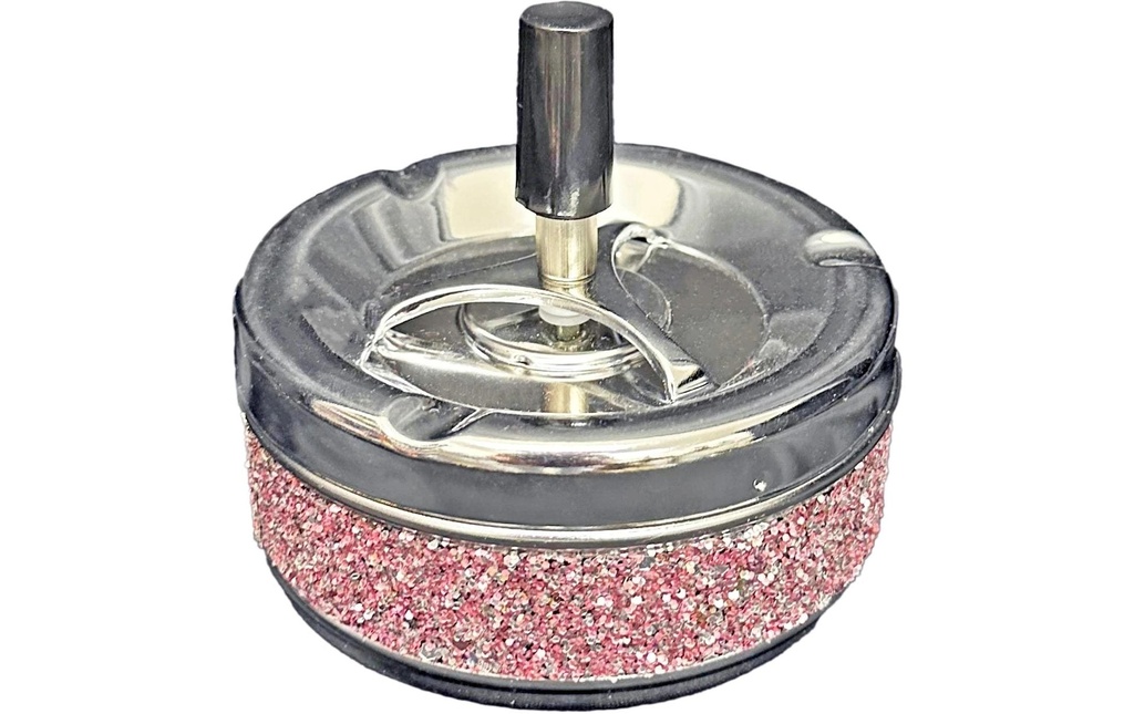 Dameco Cendrier avec couvercle centrifuge Rose