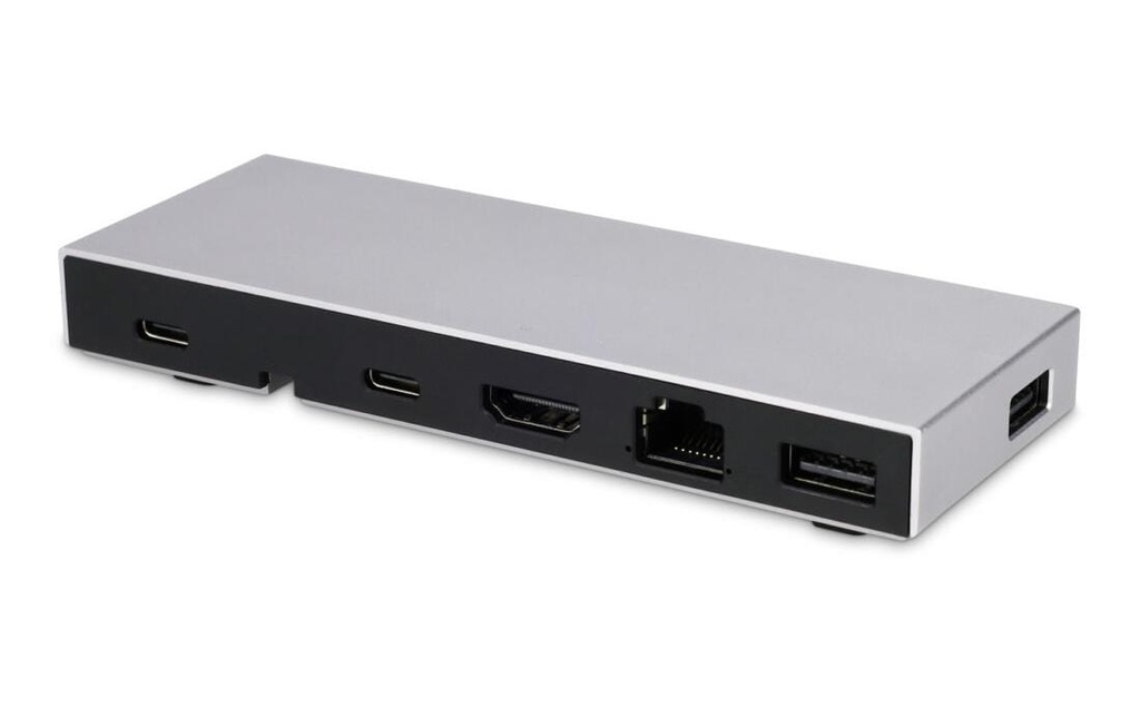 LMP Station d'accueil USB-C Compact Dock 2 Argent