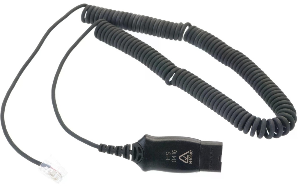 HP Câble de raccordement Poly Avaya HIS RJ-10 - QD 2 m