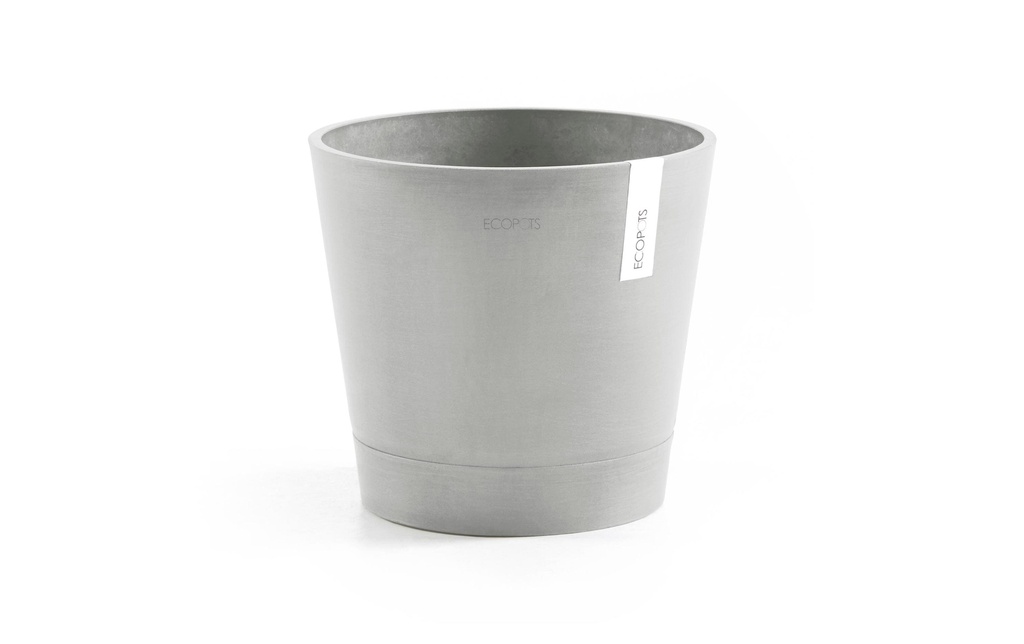 Ecopots Pot à fleur Venice 40, Gris clair