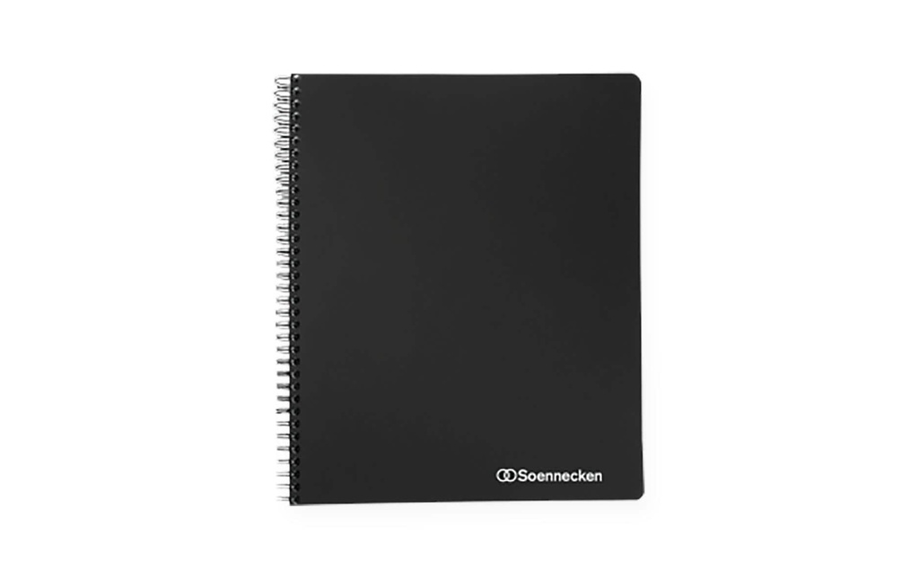 Soennecken Carnet de notes Officebook A5+, quadrillé, 80 feuilles