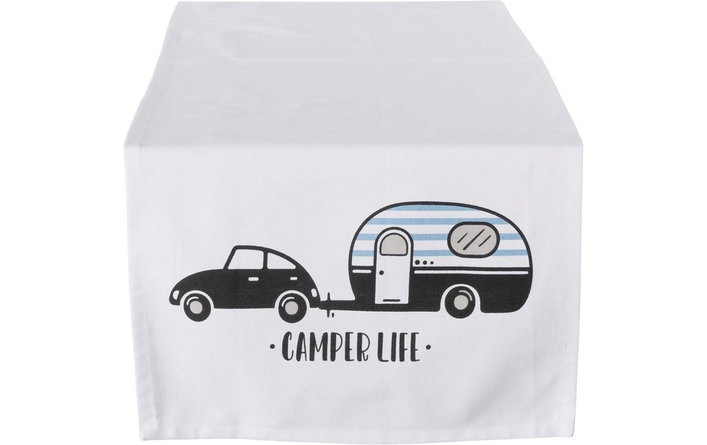 Boltze Chemin de table Camper 140 x 40 cm