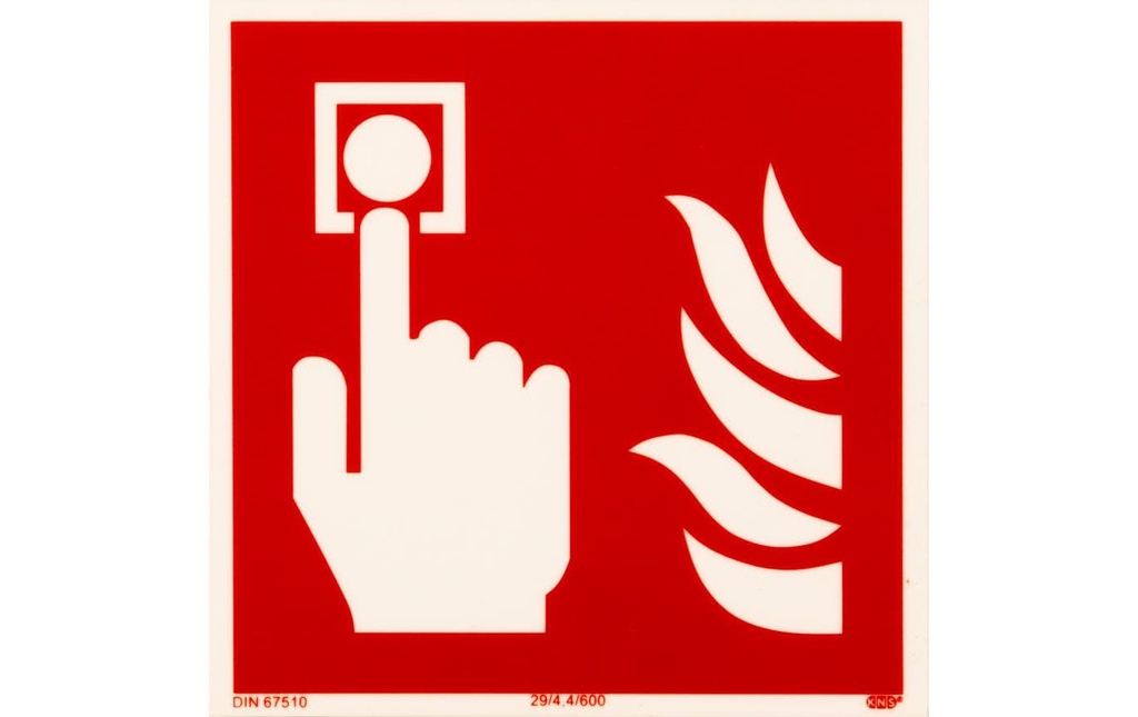 P.R.O. Détecteur d'incendie – pictogramme 150 x 150 mm