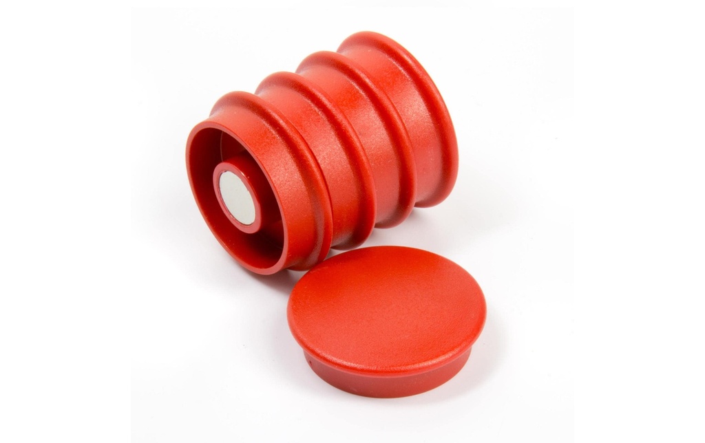 supermagnete Aimant 32,6 x 9 mm rond rouge