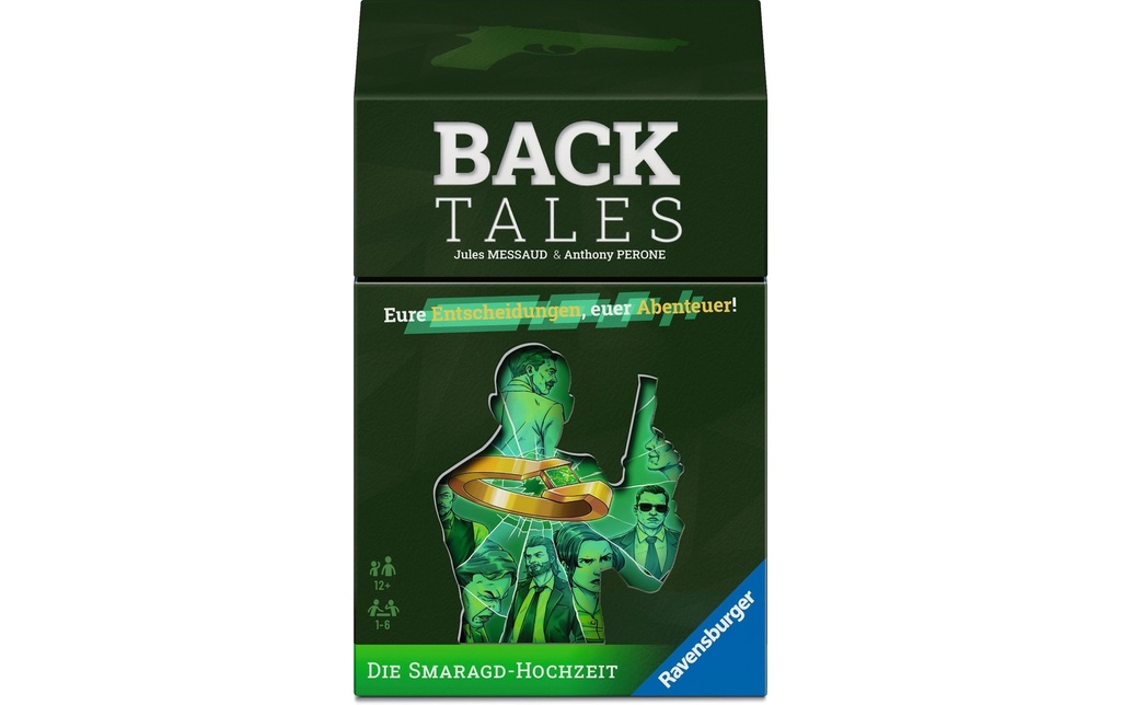 Ravensburger Jeu de cartes Back Tales Le mariage d'émeraude