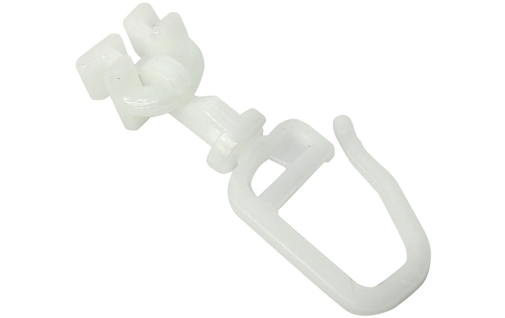 Gardinia Glisseur à œillets Blanc, 20 pièces, rotatif