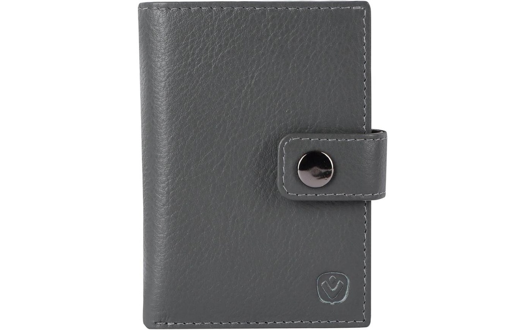 Valenta CardWallet Leather MagSafe Luxe Grey