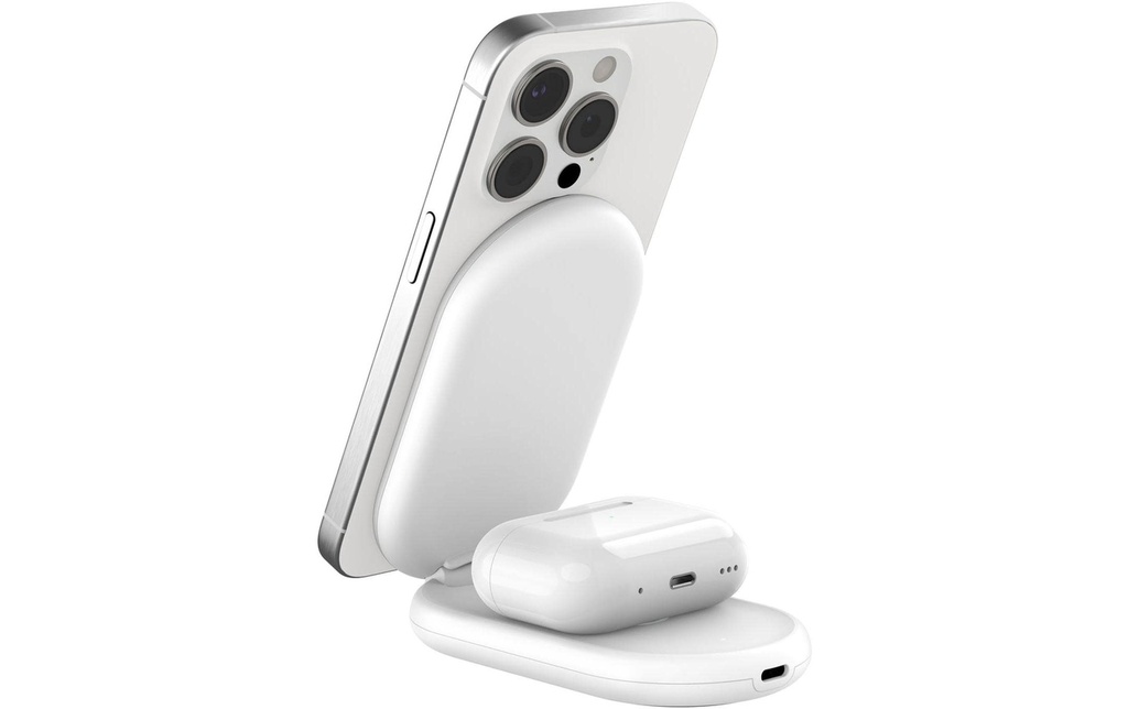 Belkin Chargeur sans fil Boostcharge klappbar Blanc bloc d'alimentation inclus