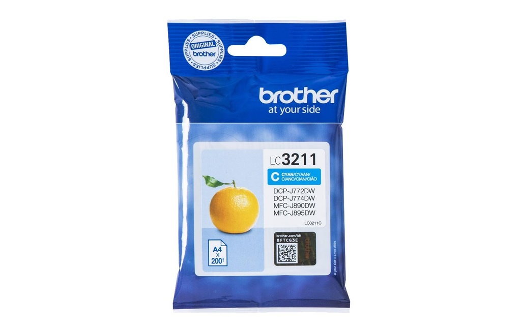 [770321101] BROTHER Brother cart.encre LC-3211 cy
