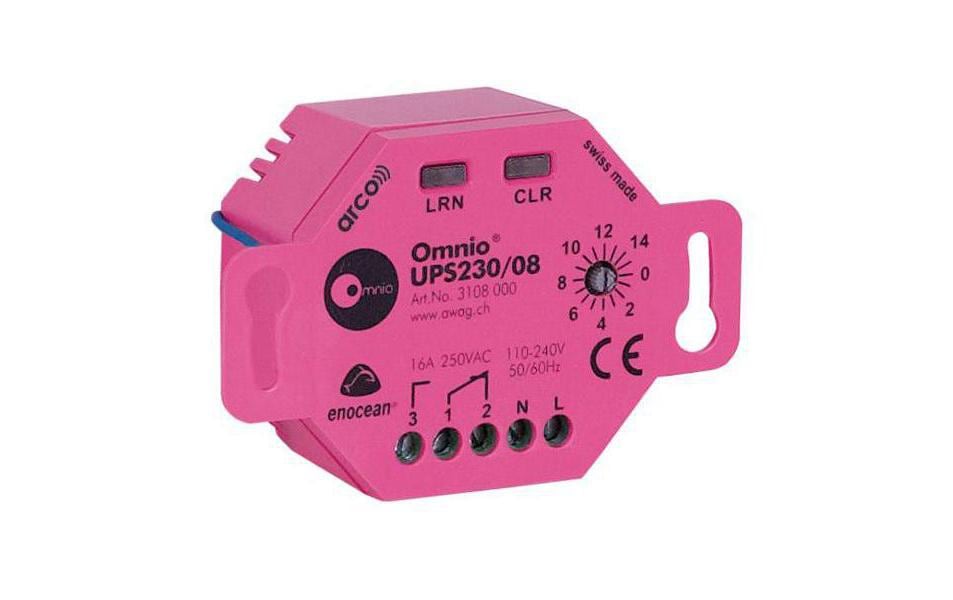 Omnio Actionneur de commutation encastré radio EnOcean UPS230/08 1 canal