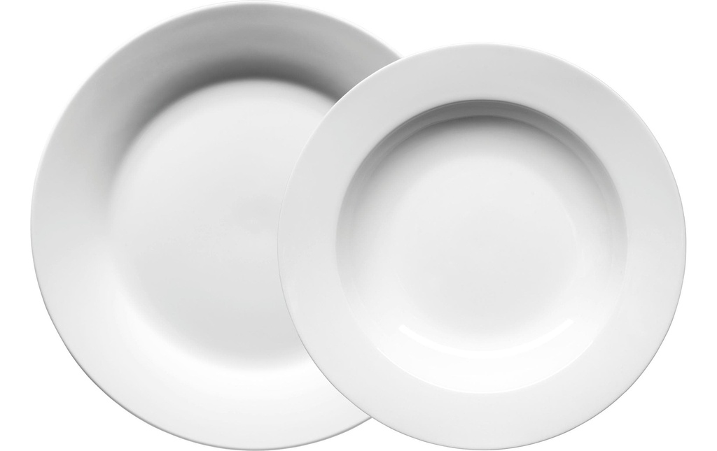 Mäser Set d’assiettes Young 12 pièces, blanc