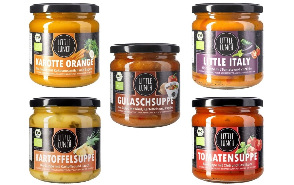 Little Lunch Soupes Kit classique bio 5 x 350 ml