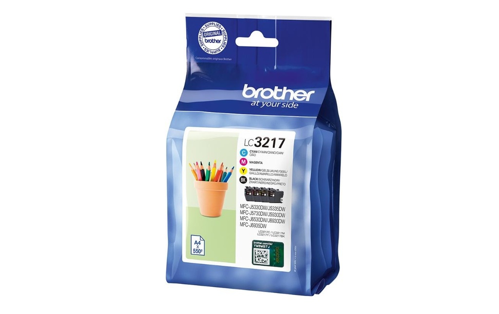 [770321700] BROTHER Brother cart.enc. LC-3217 bcmy (4 pces)