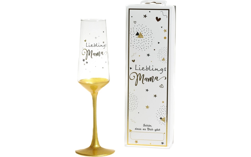 Trendcompany Flûte à champagne Maman préférée