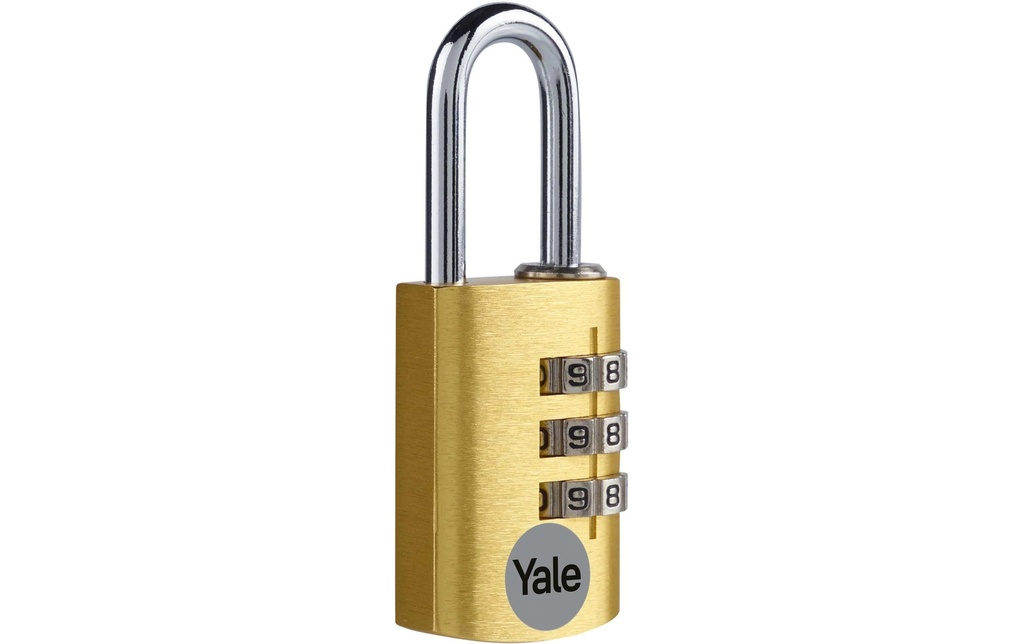 Yale Serrure à combinaison YE3CB 20/21 Doré Aluminium/Acier