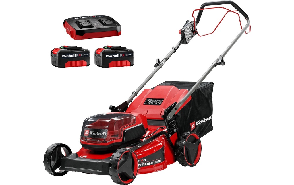 Einhell Tondeuse à gazon sans fil GC-CM 36/46 S Li BL (2 x 4.0Ah)