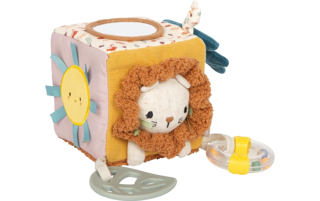 small foot Jouet pour bébé Cube de jeu Little Lion