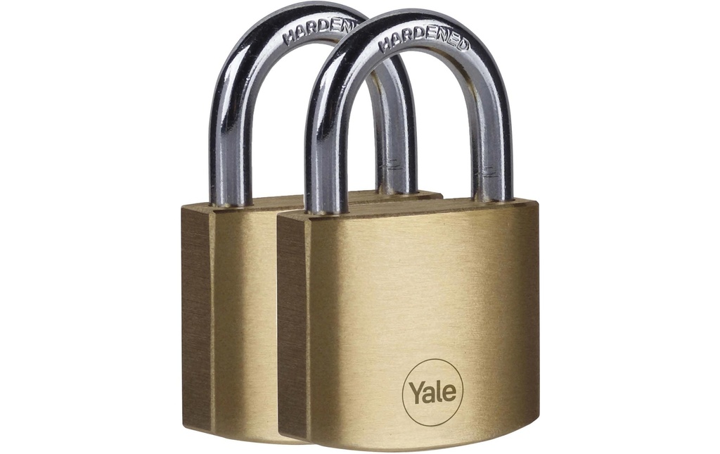 Yale Cadenas Y110B 40/22 Kit de 2 pièces Doré Laiton/Acier