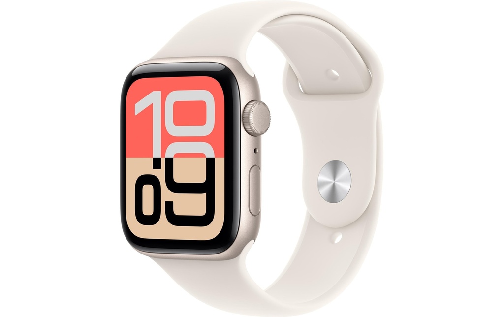 Apple Watch SE 3 44 mm GPS Sport Band Starlight S/M