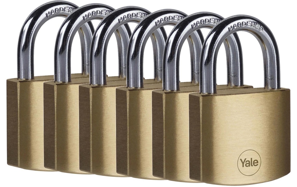 Yale Cadenas Y110B 40/22 Kit de 6 pièces Laiton/Acier