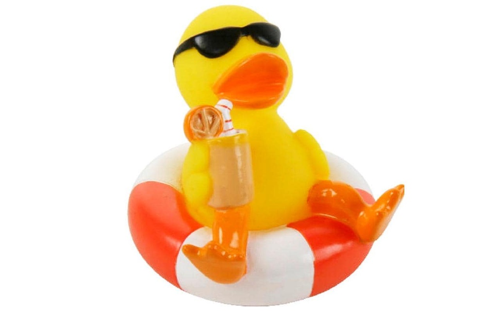 Trendcompany Canard de bain Bouée