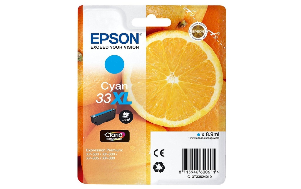[770330100] EPSON Epson cartouche 33XL cyan