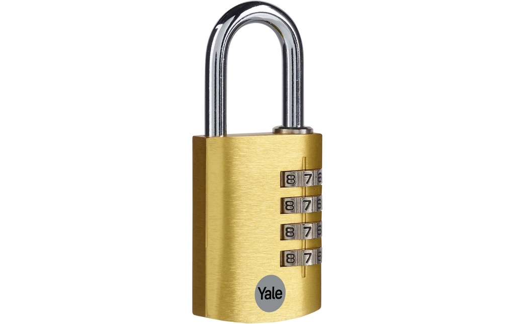 Yale Serrure à combinaison YE3CB 38/31 Doré Aluminium/Acier