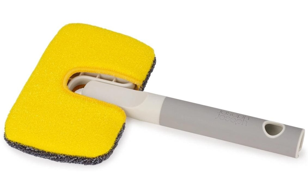 Joseph Joseph Têtes de balai serpillère CleanTech 2 en 1, 3,5 x 17 x 18.5 cm