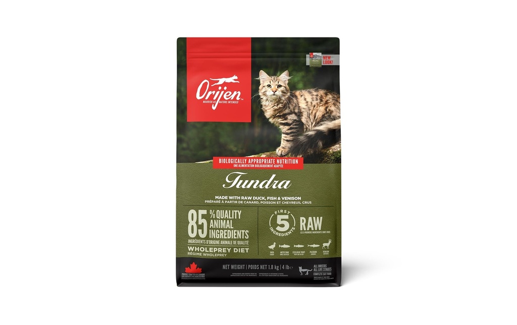 Orijen Alimentation sèche Cat Tundra avec chèvre, 1.8 kg