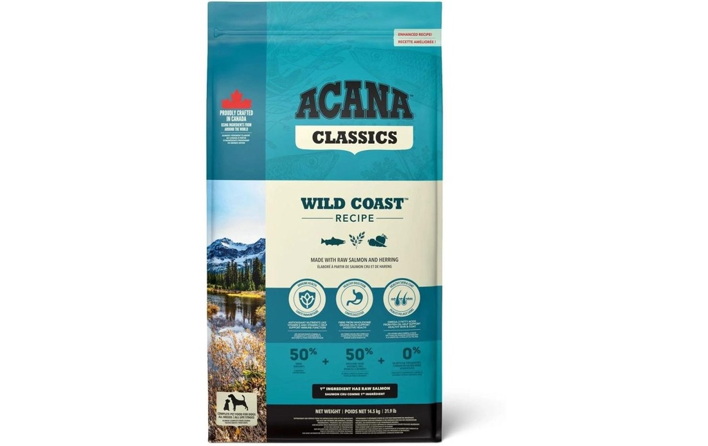 Acana Alimentation sèche Classics Côte sauvage 14.5 kg