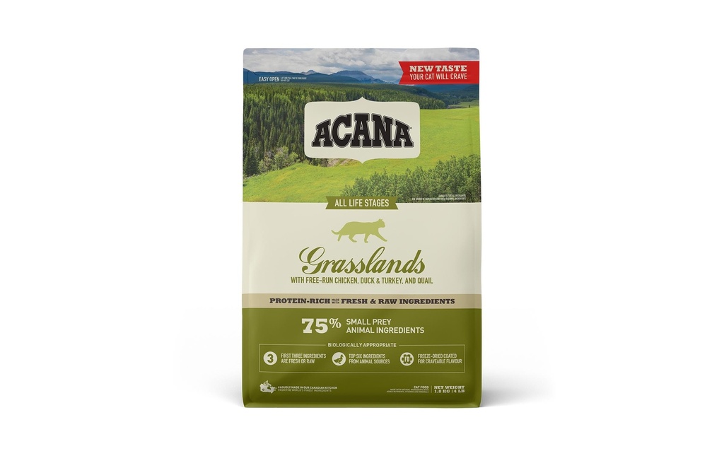 Acana Alimentation sèche Regionals Grasslands, 1,8 kg