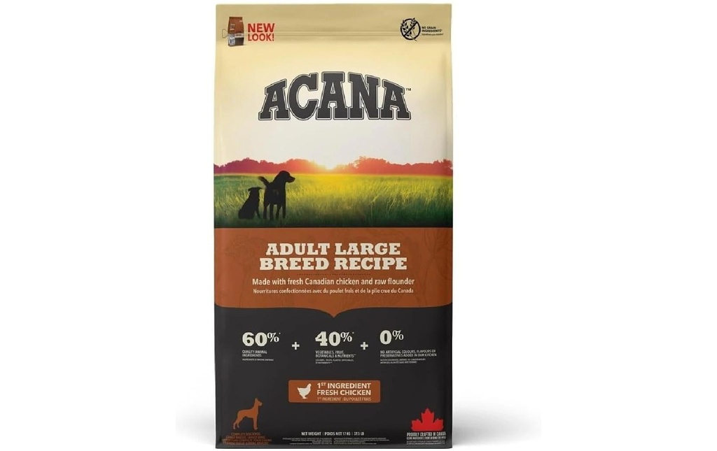 Acana Alimentation sèche Adult Large Breed Recipe 17 kg