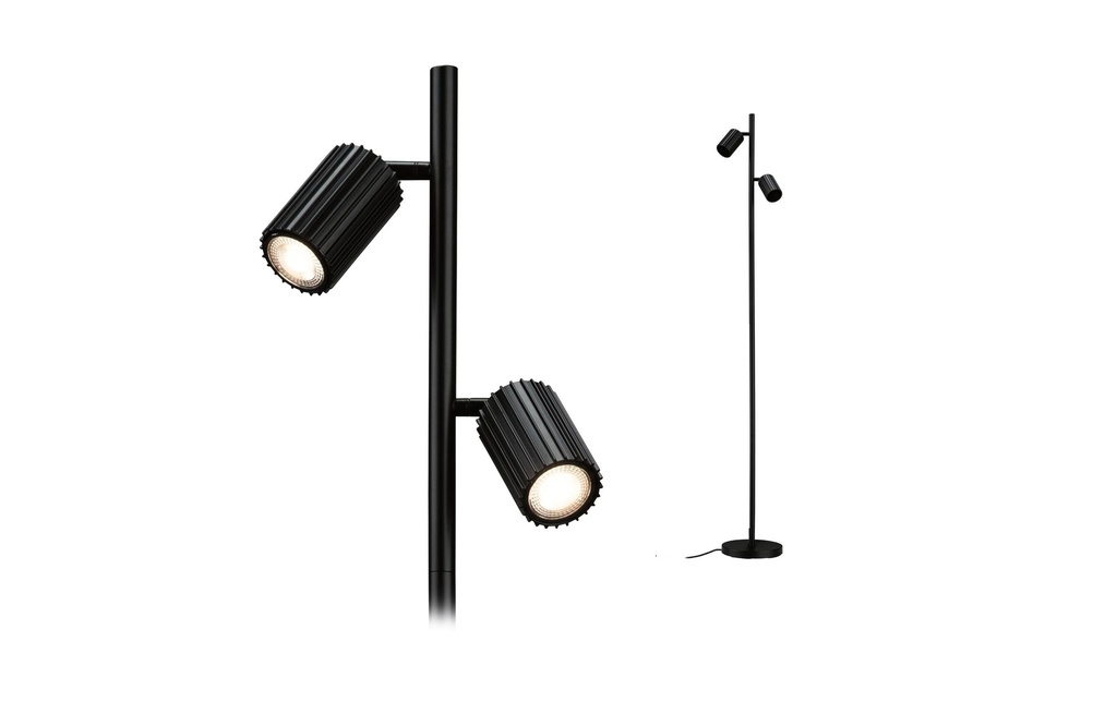 Paulmann Lampadaire Lirena 1575 mm max. 2 x 7W noir mat