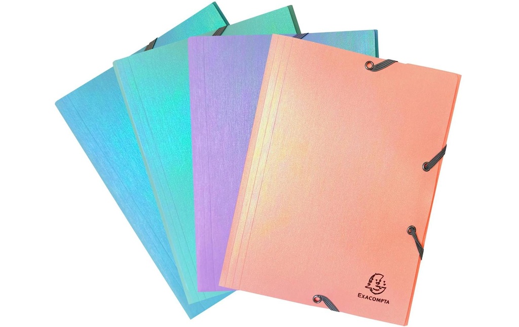 Exacompta Chemise à rabats A5 Candy Tidy assortis